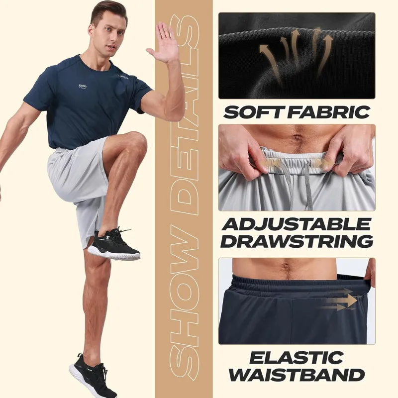 7 Pack Quick Dry Swim Trunks For Men