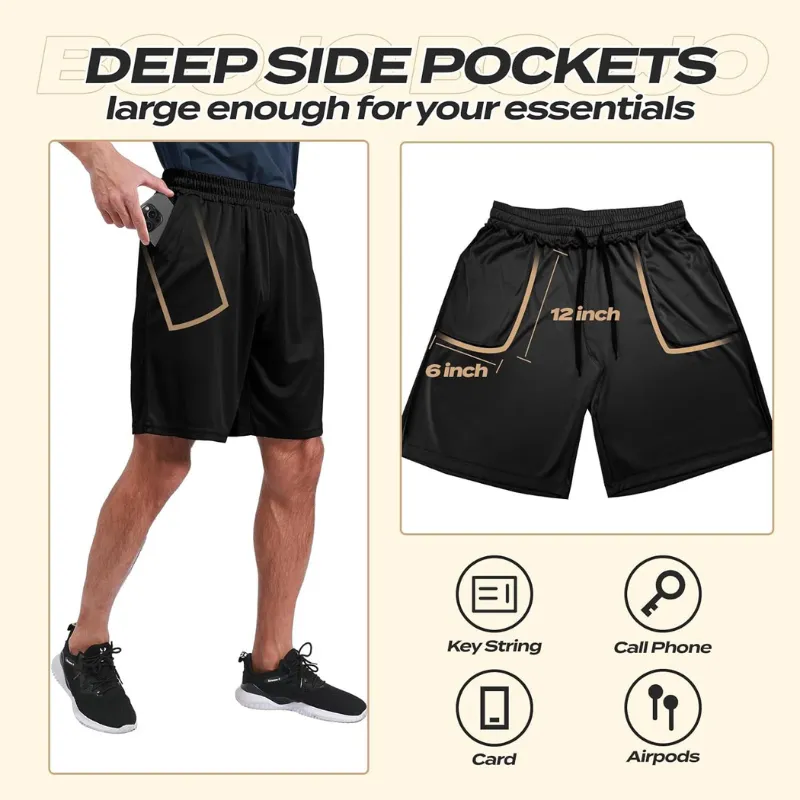 7 Pack Quick Dry Swim Trunks For Men