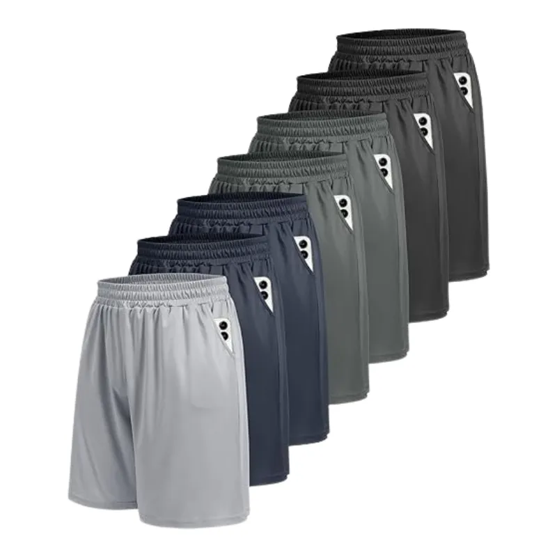 7 Pack Quick Dry Swim Trunks For Men