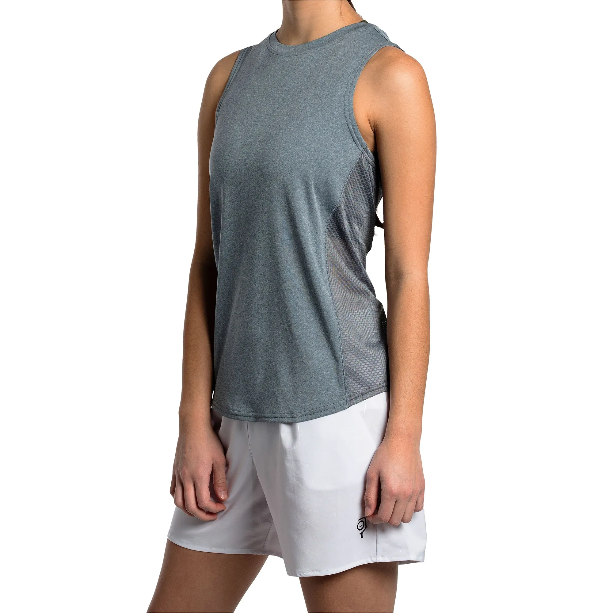 Baddle Crewneck Womens Pickleball Tank Top