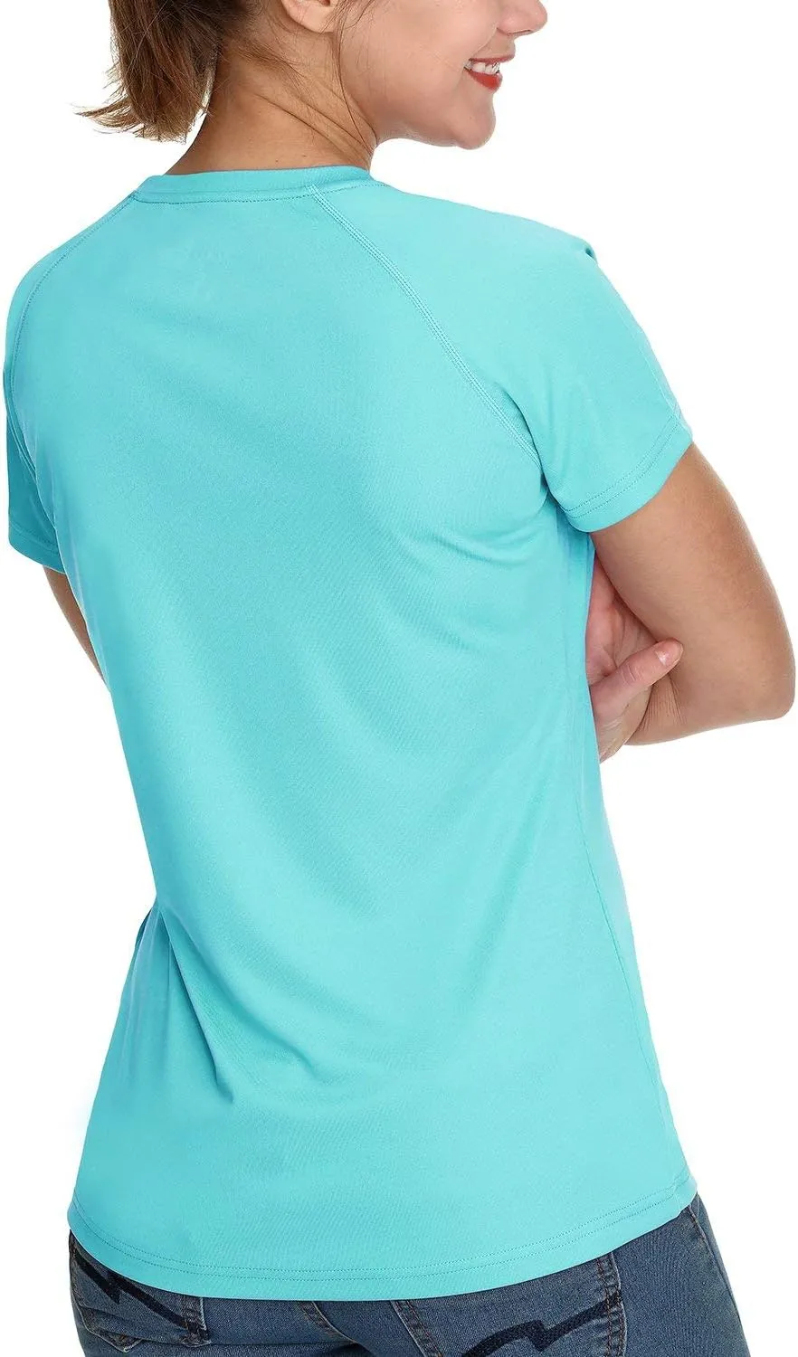 baleaf Women's UPF 50  UV Protection Shirts Short Sleeve T-Shirts SPF Sun Shirts Quick Dry Outdoor Performance Tops