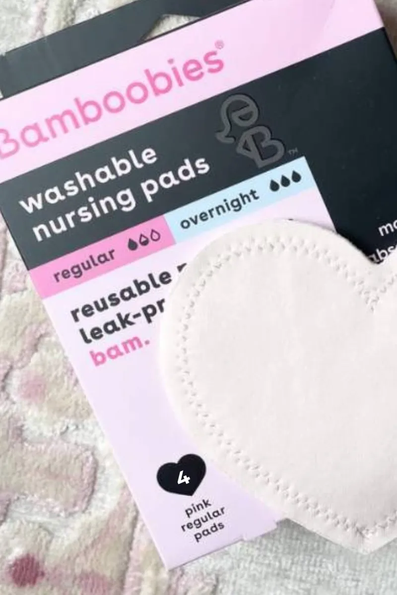 Bamboobies Washable Nursing Pads Combo Starter Pack (4 Pads)