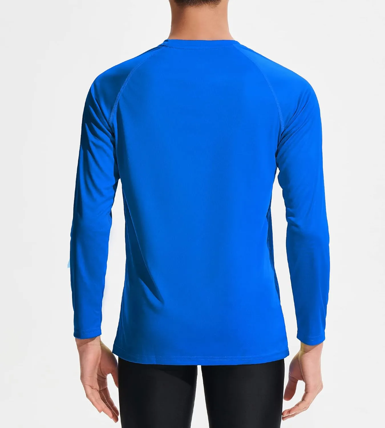 DEVOROPA Boy's UPF 50  Long Sleeve Rash Guard Swim Shirt Quick Dry Lightweight Swimsuit Youth SPF Fishing Hiking Sun Shirts