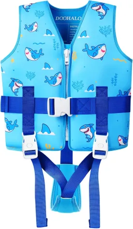 DOOHALO Toddler Swim Vest Kids Swimming Training Vest for Boys Girls Suitable for Age 1 to 8 Years 20Ibs - 46Ibs
