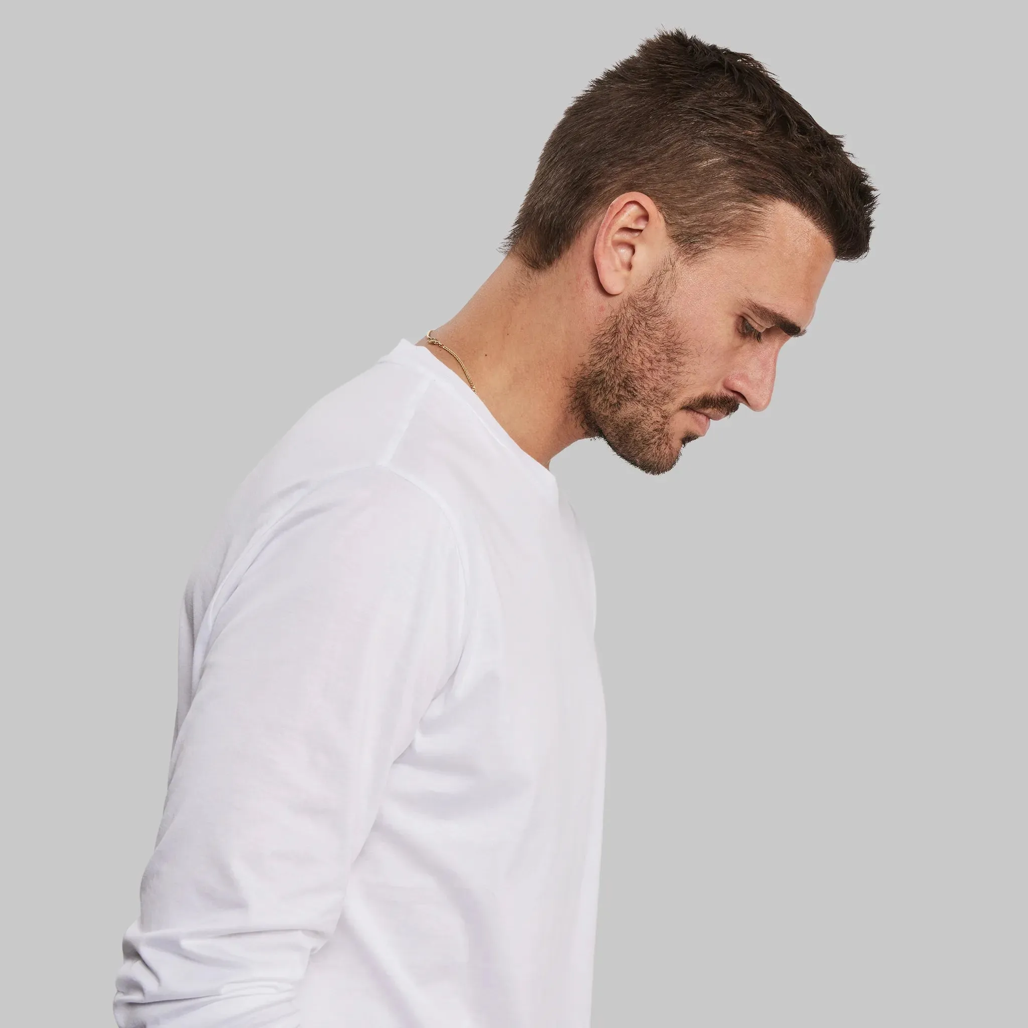 Equator T Shirt. Long Sleeve White edition