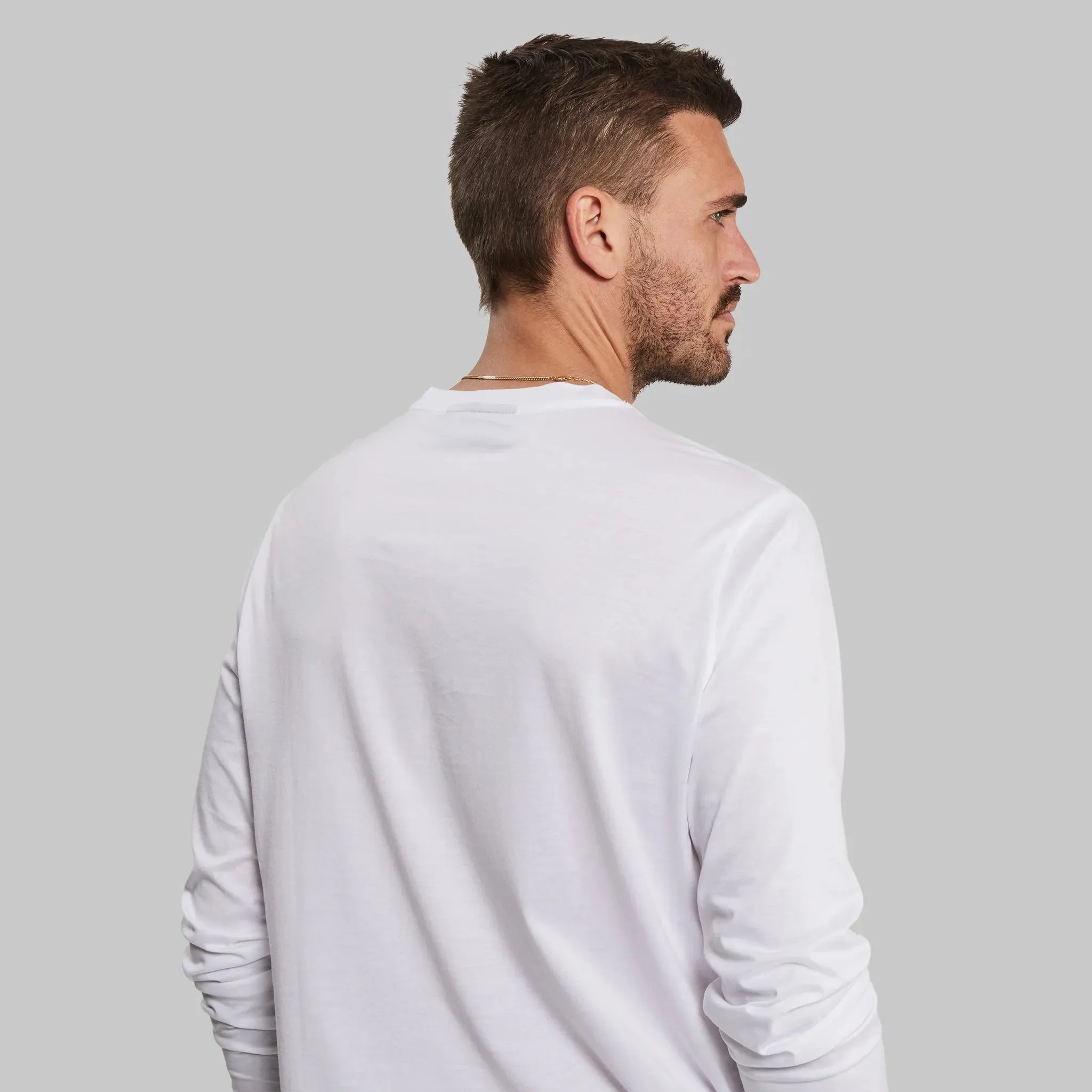 Equator T Shirt. Long Sleeve White edition