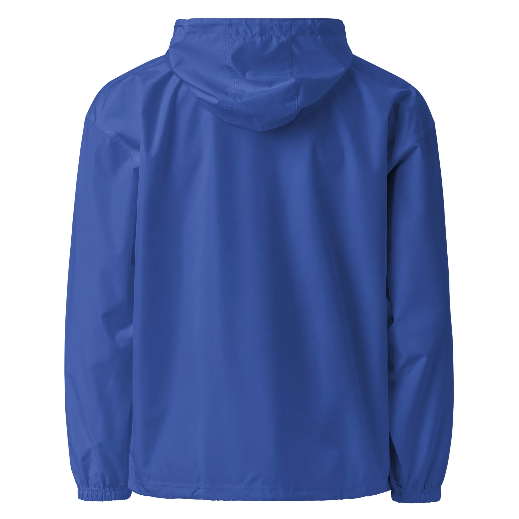 Extremely Stoked Champion Royal Blue Packable Windbreaker Jacket -Orange Wave