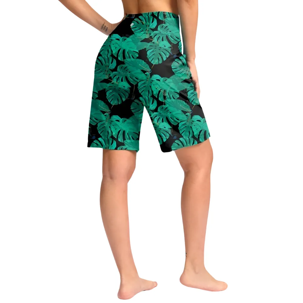 Floral Print Shorts Pockets – Quick Dry and Comfortable