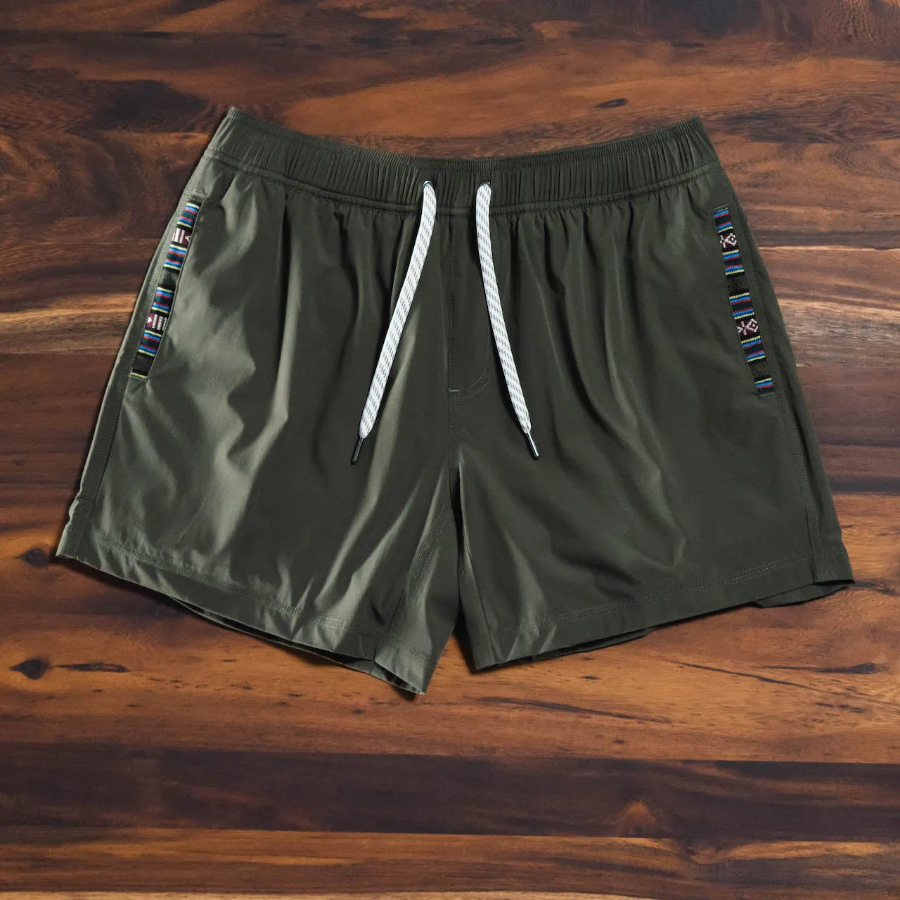 Flow Short (Athletic) - Olive 5.5" & 7"