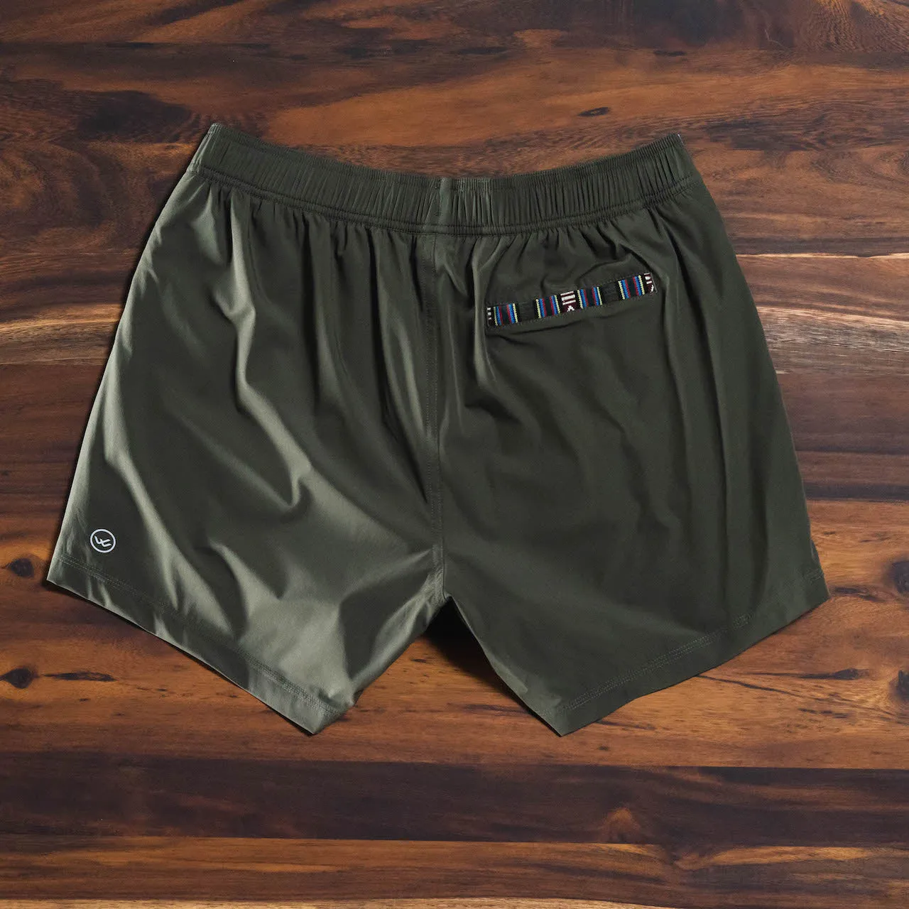 Flow Short (Athletic) - Olive 5.5" & 7"