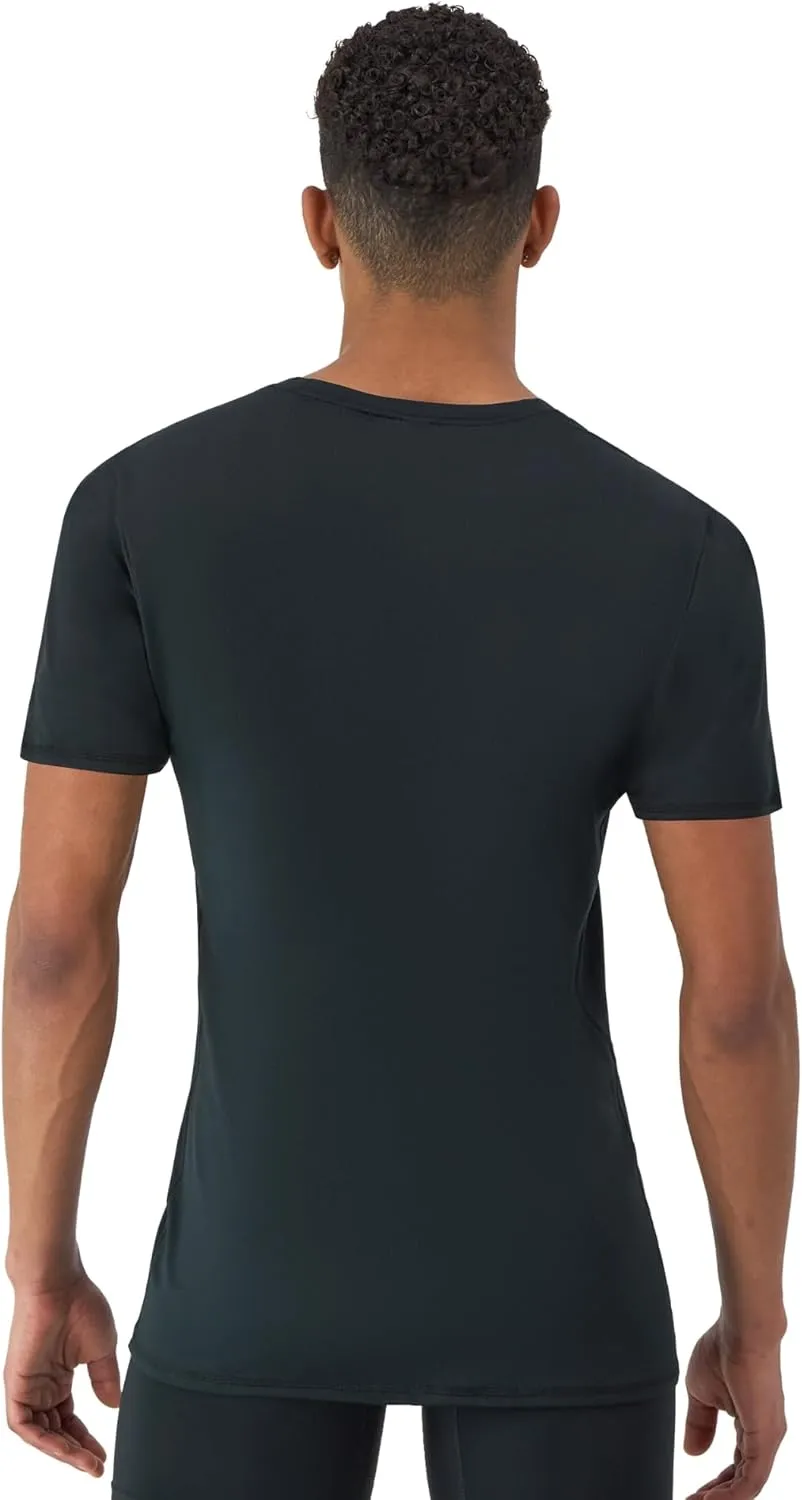Hanes Men's Moves Breathable Mesh Back T-Shirt, X-Temp Moisture-Wicking Tee, White or Black/Grey, 3-Pack