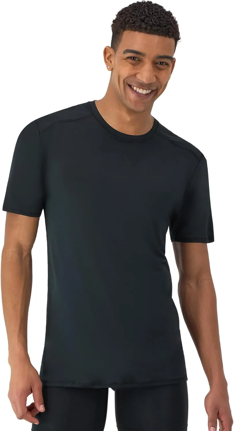 Hanes Men's Moves Breathable Mesh Back T-Shirt, X-Temp Moisture-Wicking Tee, White or Black/Grey, 3-Pack