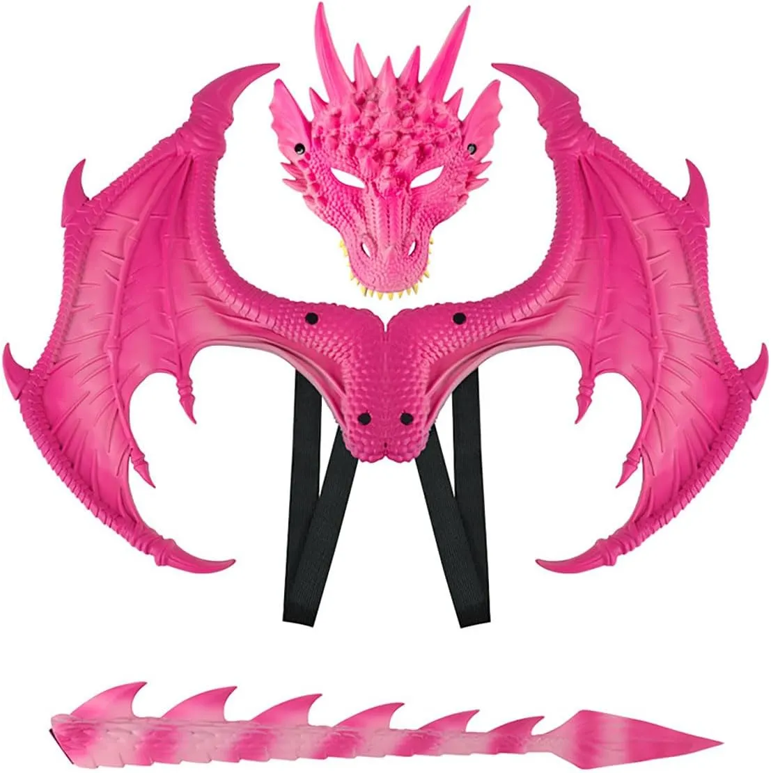 Himine Dragon Wings Props Cosplay Wing With Tail Mask