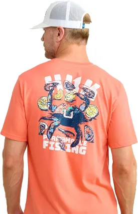 HUK Men's Fishing Graphic Tee, Performance Short Sleeve, Quick-Dry