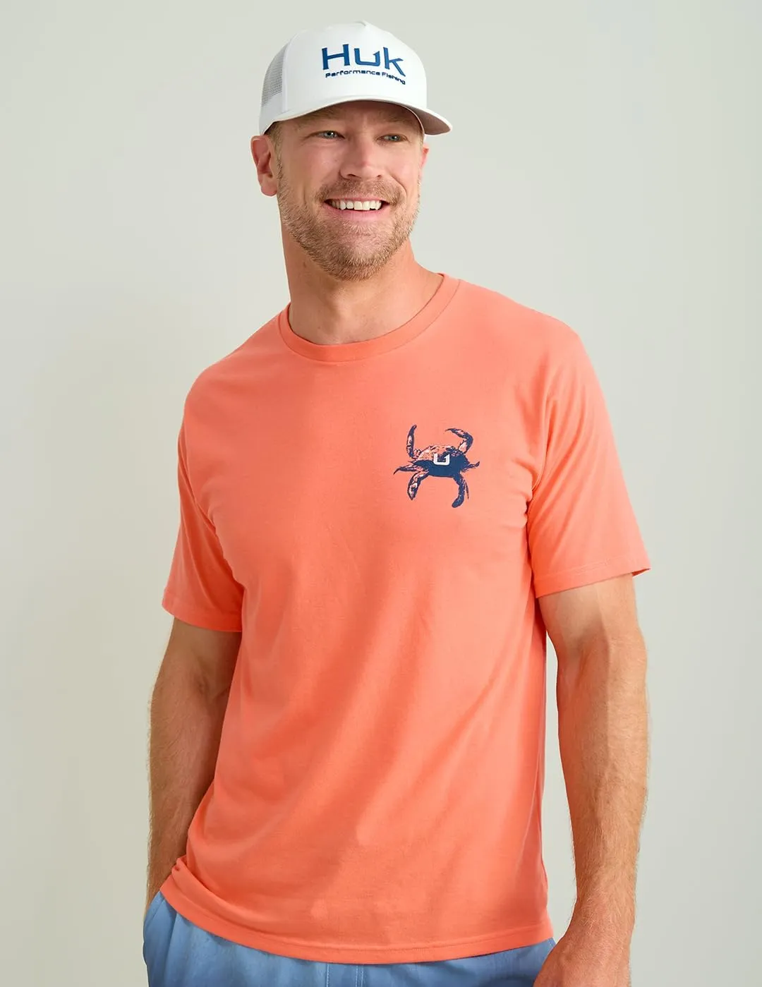 HUK Men's Fishing Graphic Tee, Performance Short Sleeve, Quick-Dry