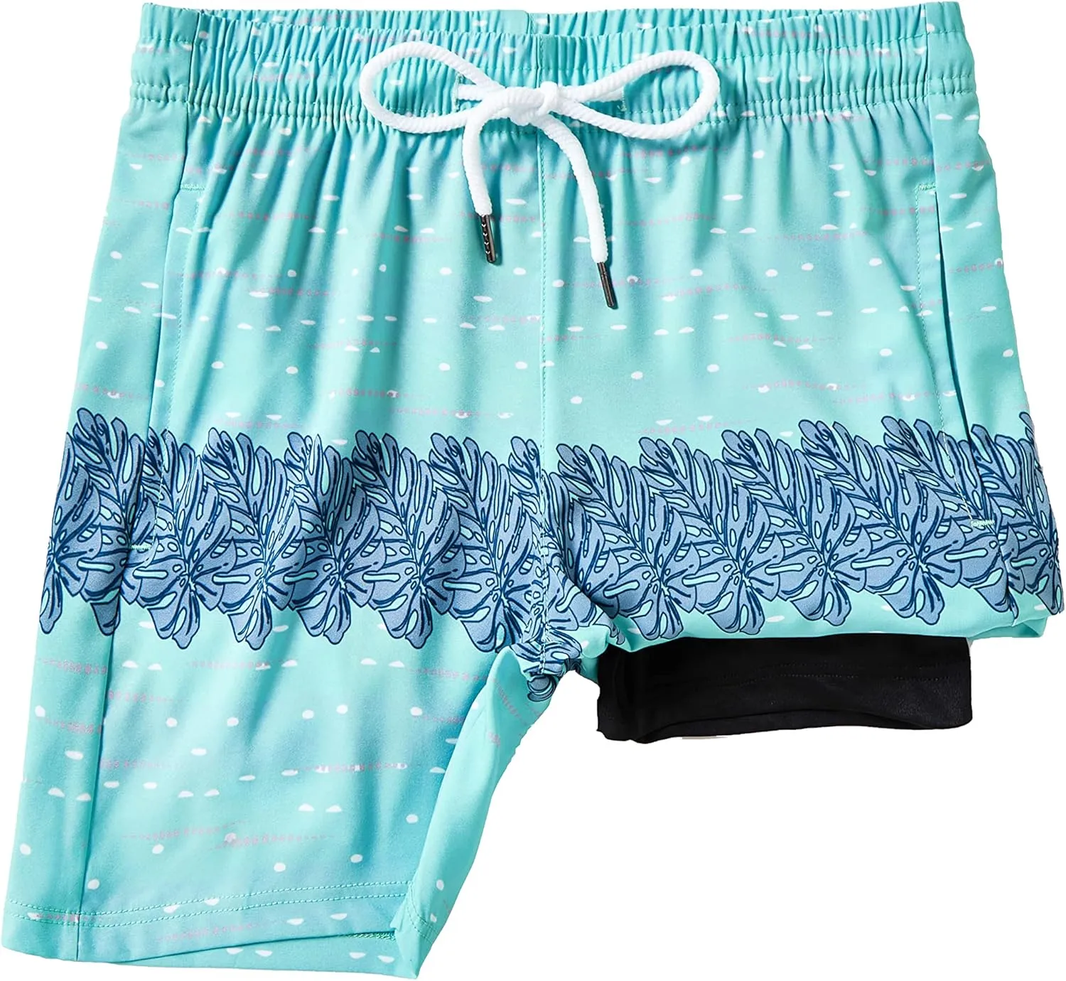 IRELIA Boys Swim Trunks with Boxer Brief Liner Compression Swimming Shorts Quick Dry Swimwear
