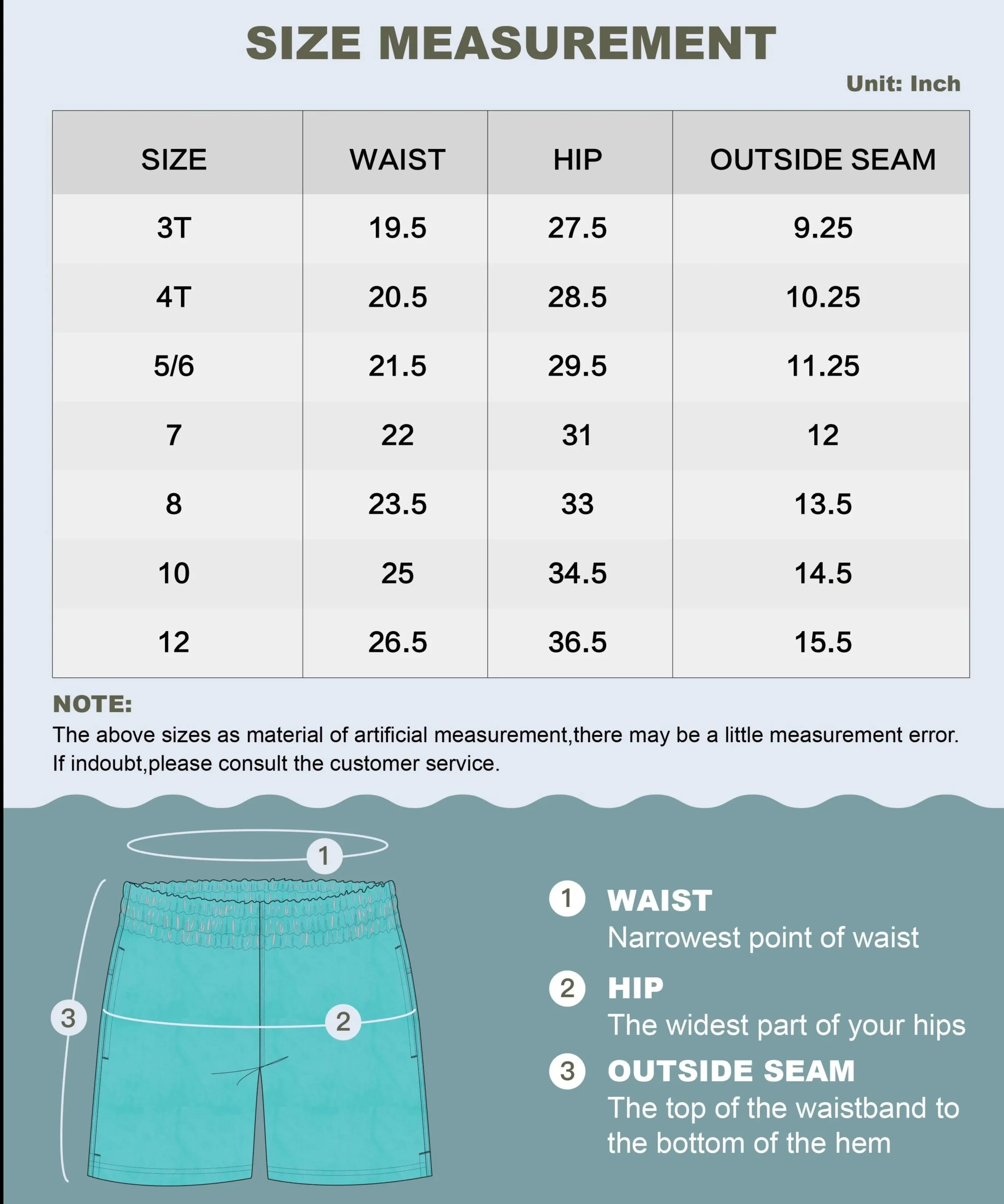 Kids Boys Cartoon Print Quick Dry Swim Shorts