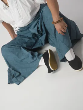 Kuo Tui 阔腿 Wide Leg Men's Song Dynasty Hedangku Open-Crotch Pants