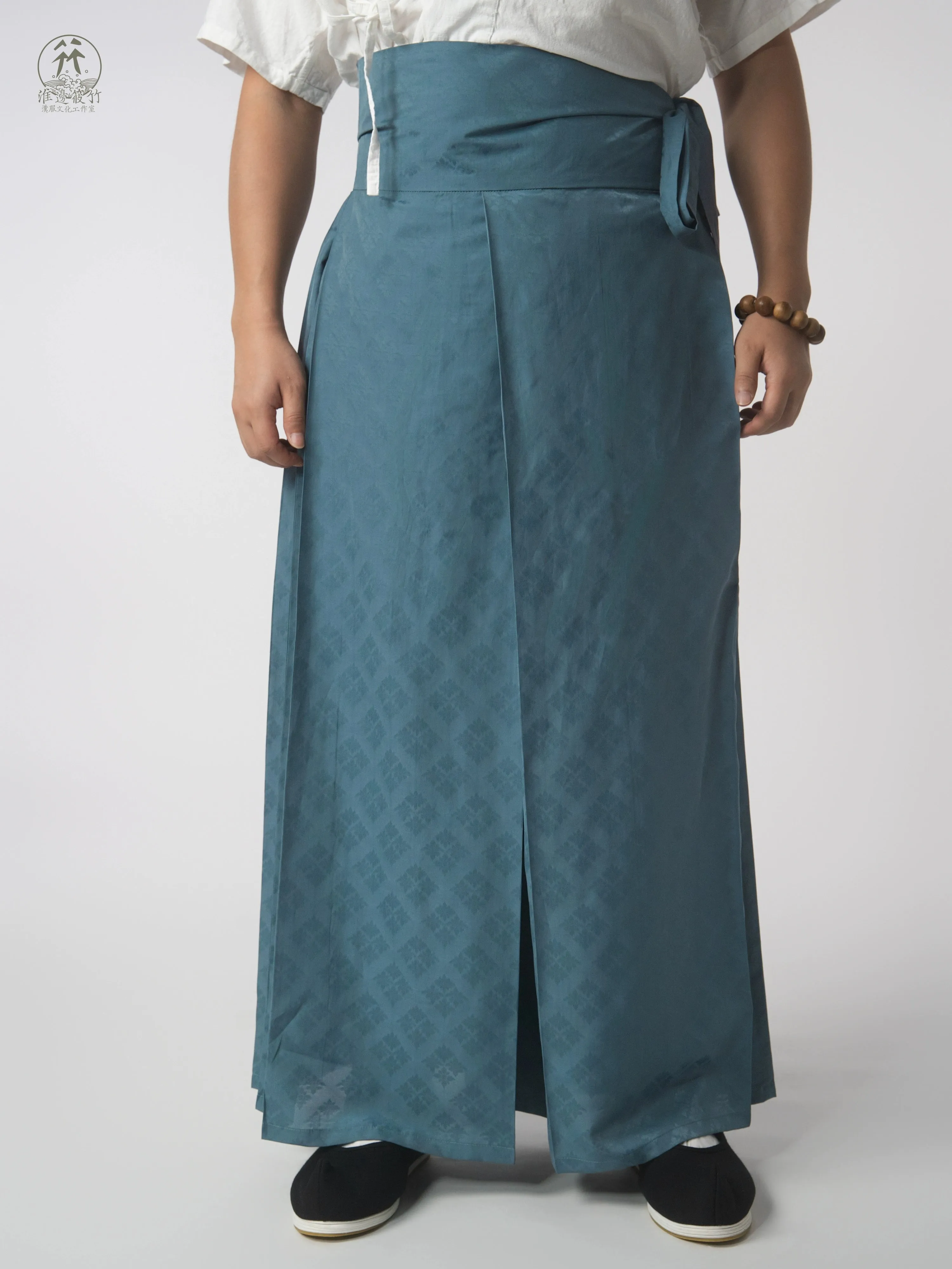 Kuo Tui 阔腿 Wide Leg Men's Song Dynasty Hedangku Open-Crotch Pants