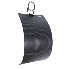 LensunSolar 100W 12V Flexible Solar Panel,Bendable up to 250°