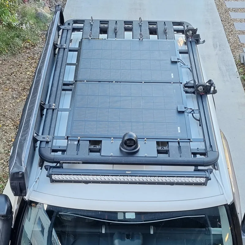LensunSolar 100W 12V Flexible Solar Panel,Bendable up to 250°
