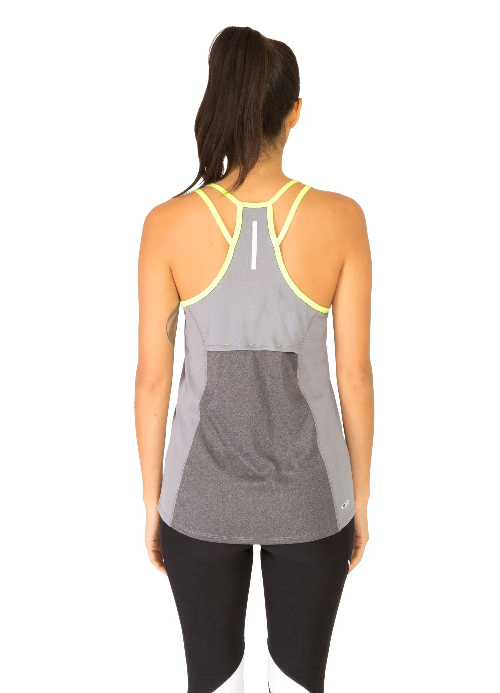 Lumen Strappy Moisture-Wicking Mesh Tank Top