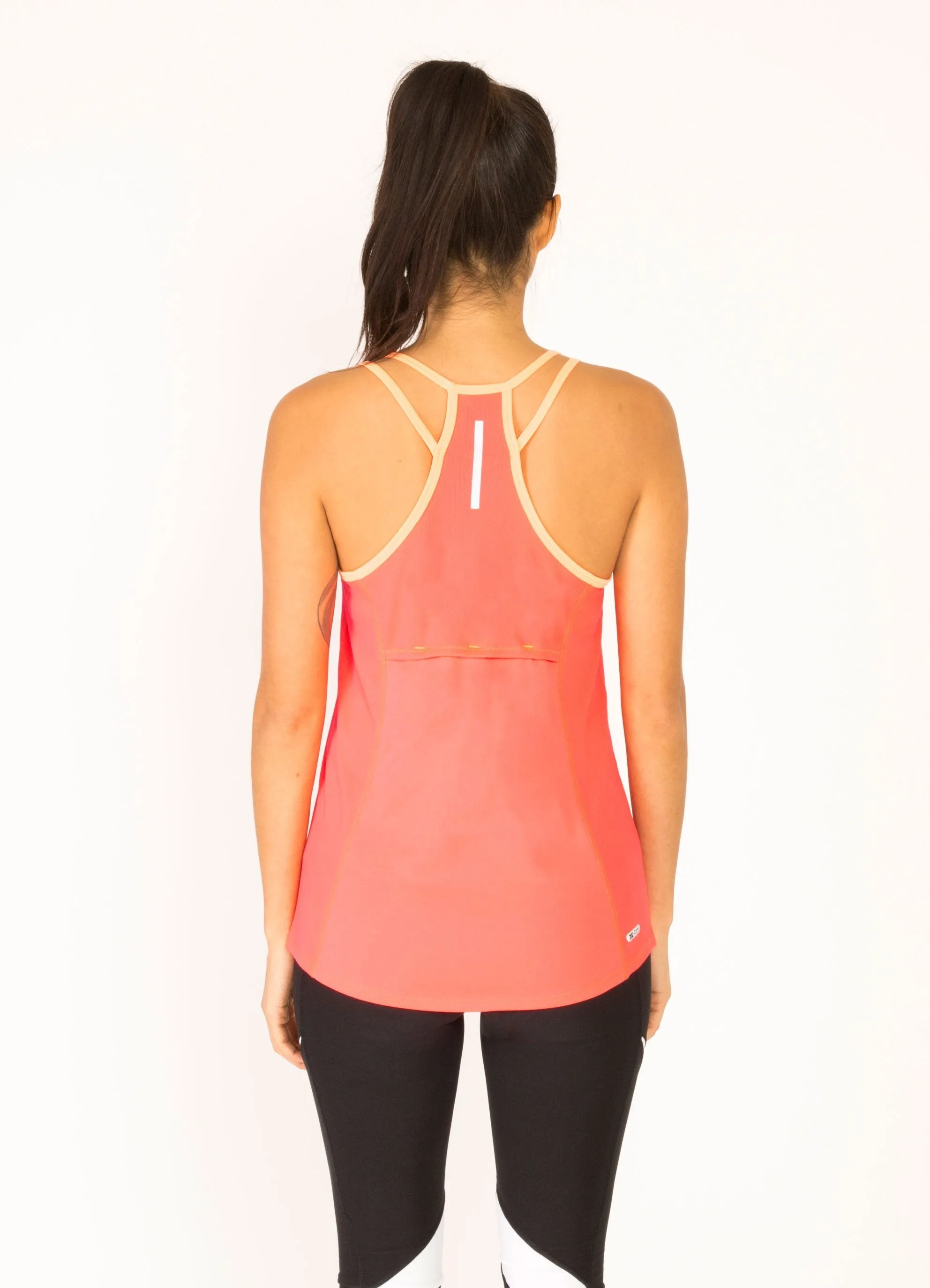 Lumen Strappy Moisture-Wicking Mesh Tank Top
