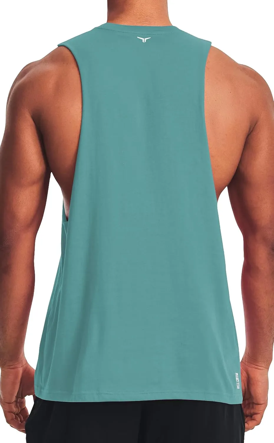 Men's Belief Drop Arm Tank Top Sleeveless Muscle T Shirts Gym Workout Stringers