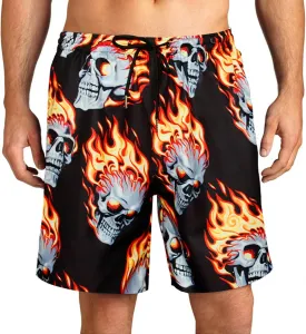Men's Swim Trunks Quick Dry Shorts Beach Surf Printed Board Shorts Swimwear Bathing Suits with Pockets