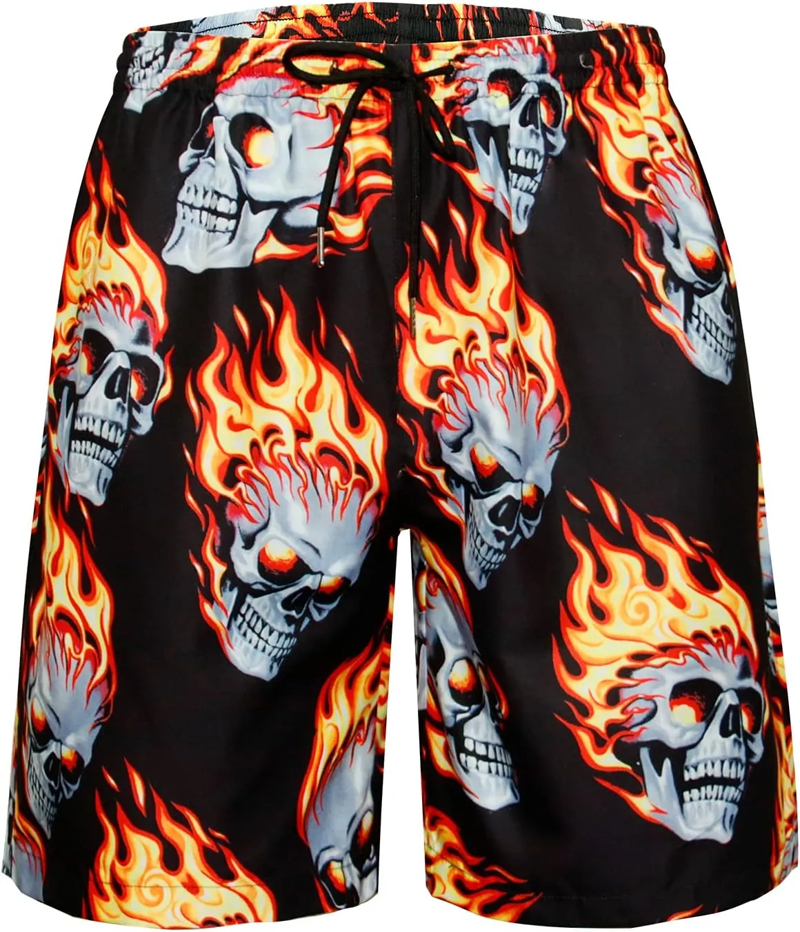 Men's Swim Trunks Quick Dry Shorts Beach Surf Printed Board Shorts Swimwear Bathing Suits with Pockets