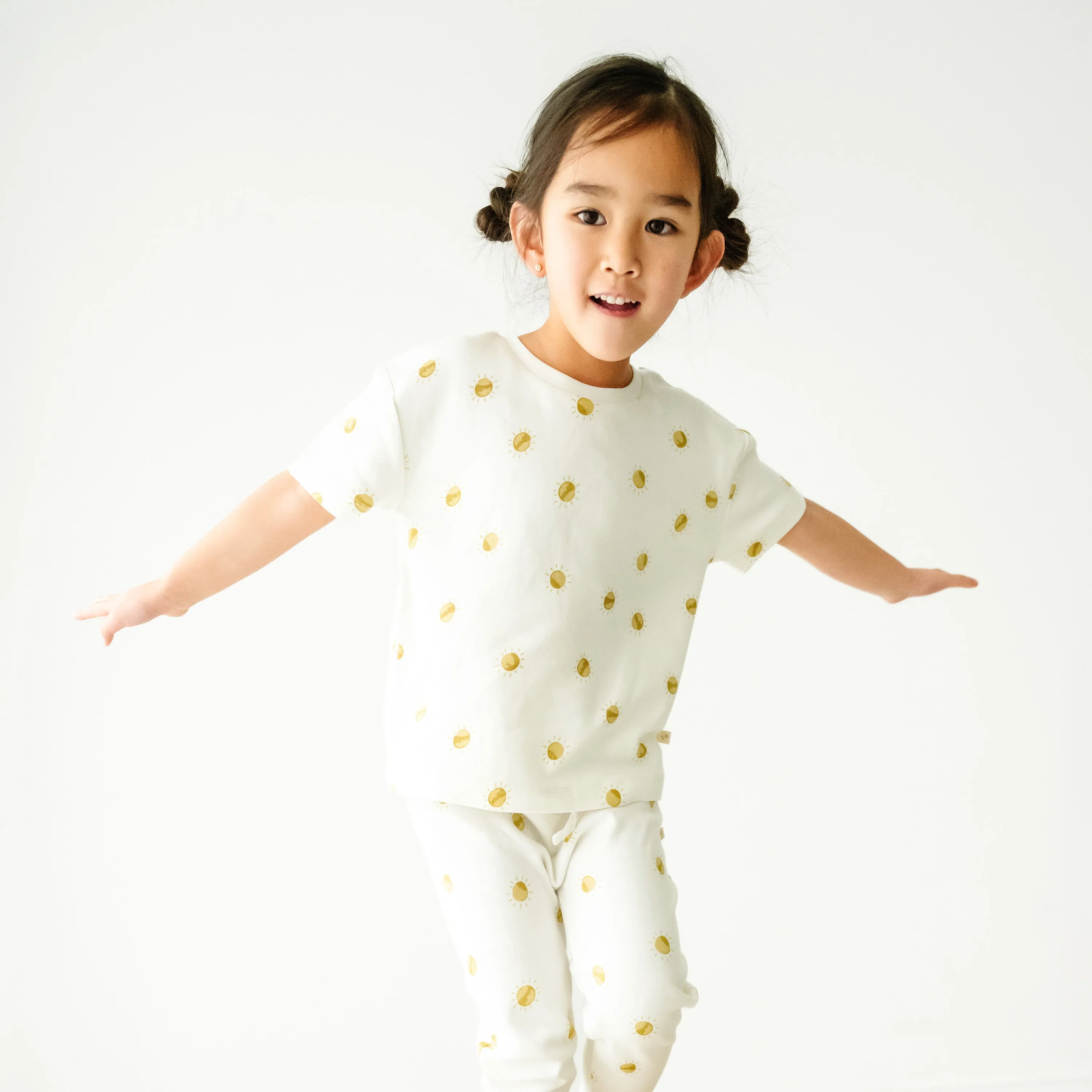Organic Baby Toddler T-shirt and Shorts Set - Sunshine