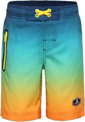 Rokka&Rolla Boys' 4-Way Stretch Swim Trunks Board Shorts Bathing Suit Swimwear with Mesh Lining, UPF 50 