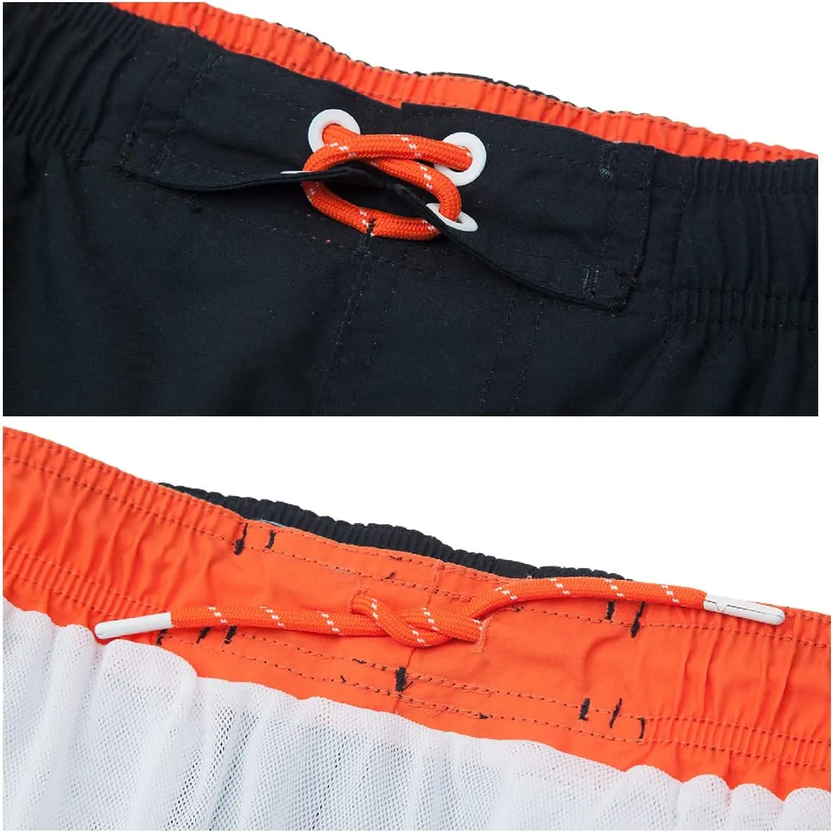 Rokka&Rolla Boys' Swim Trunks UPF 50  Quick Dry Bathing Suit Swimwear Beach Shorts with Mesh Lining