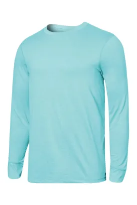 SAXX DropTemp™ Cooling Mesh Tee SXLT45-QHL (Light Aqua Heather)