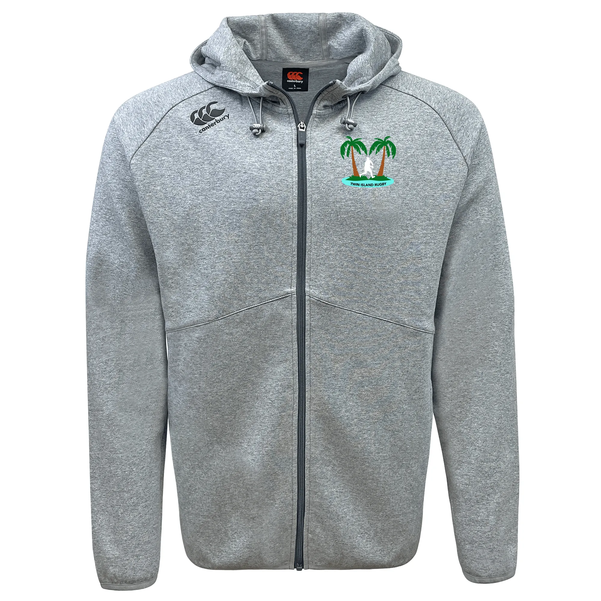 Twin Island Rugby Tempo Vapodri Full-Zip Hoodie by Canterbury