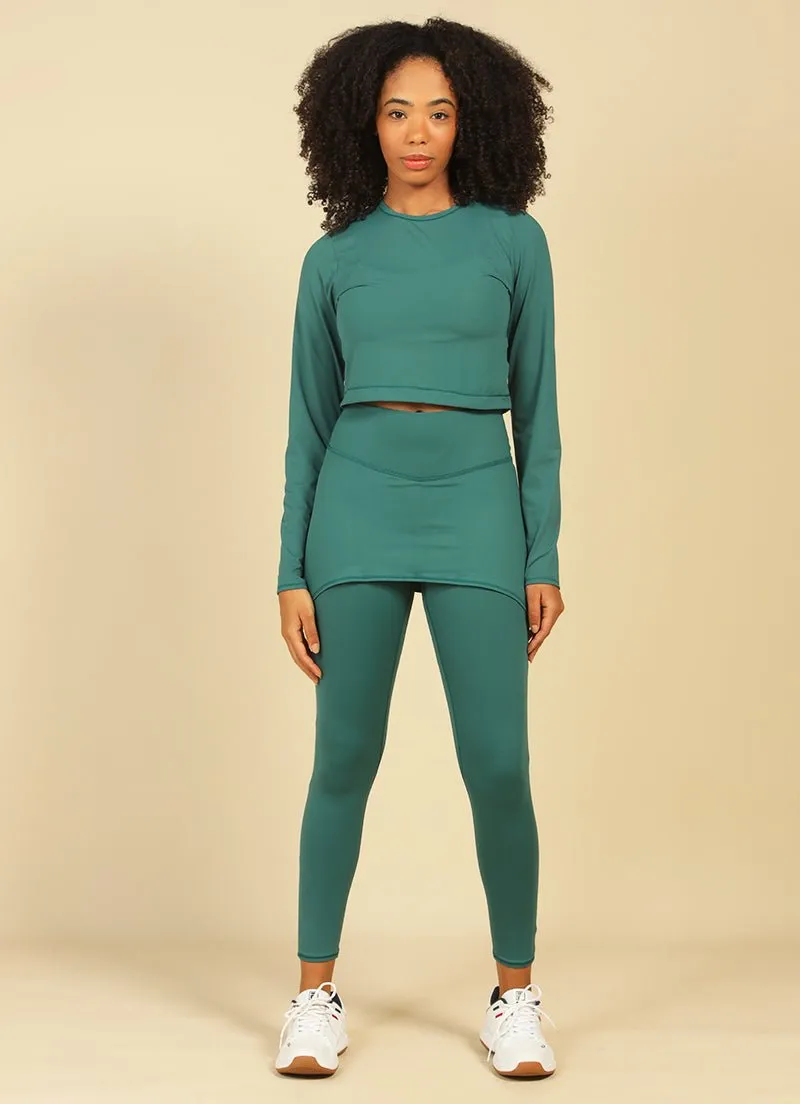 UV Pro Cropped (Verde Real) UPF 50 