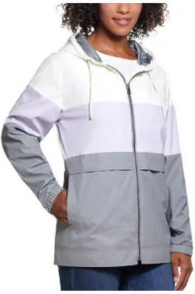 Weatherproof Vintage Womens Waterproof Coated Rain Jacket with Hood -Light Windbreaker Raincoat for Women-Hooded Rain Slicker