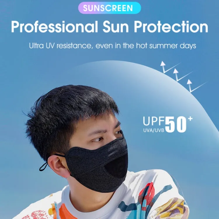 WEST BIKING Riding Ice Silk Sun Protection Breathable Outdoor Eye Corner Protection Facial Mask(Mint Green)