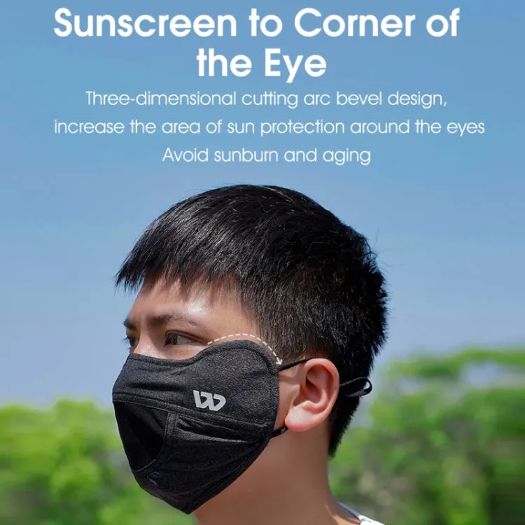 WEST BIKING Riding Ice Silk Sun Protection Breathable Outdoor Eye Corner Protection Facial Mask(Mint Green)