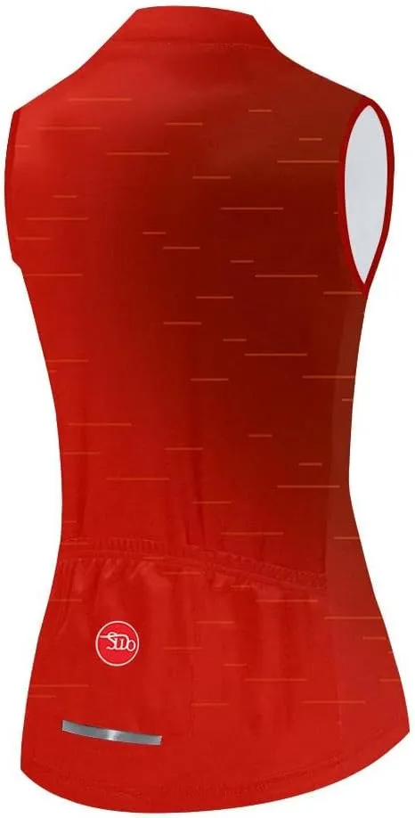 Women's Cycling Jersey Sleeveless Bike Vest Shirts Bicycle Clothing Biking Tank Tops Tights