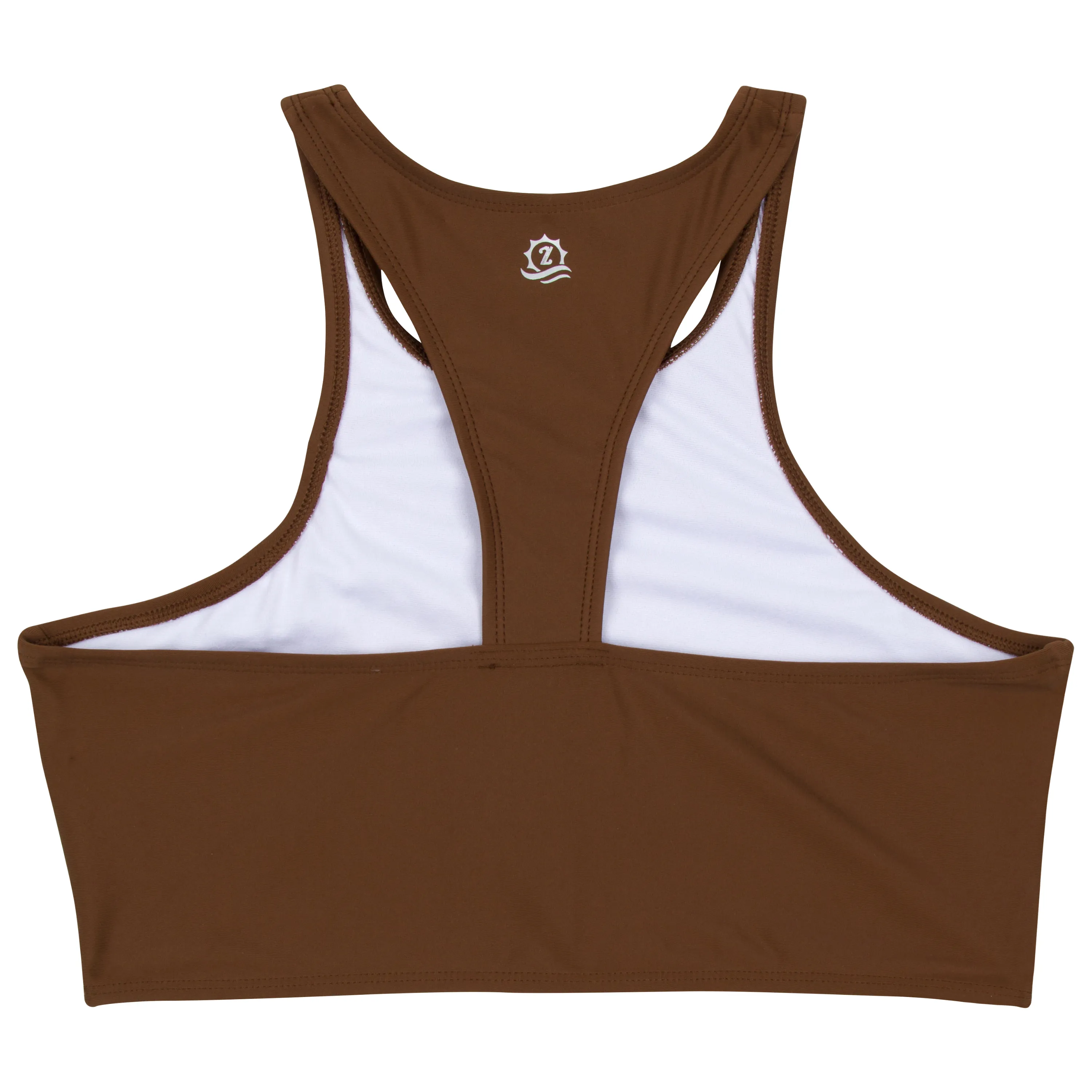 Women's Halter Bikini Top | "Cold Brew"