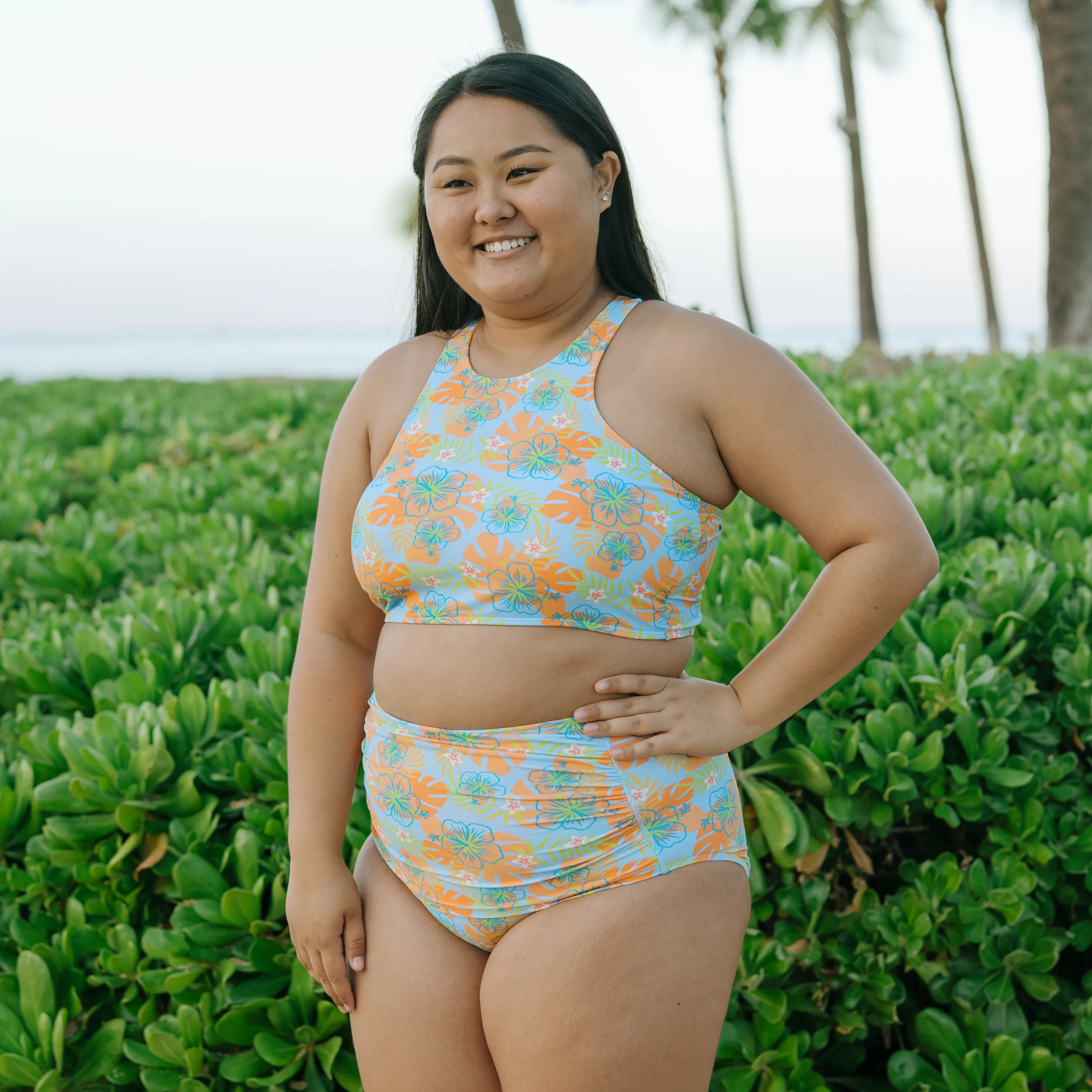 Women's Halter Bikini Top | "Groovy"