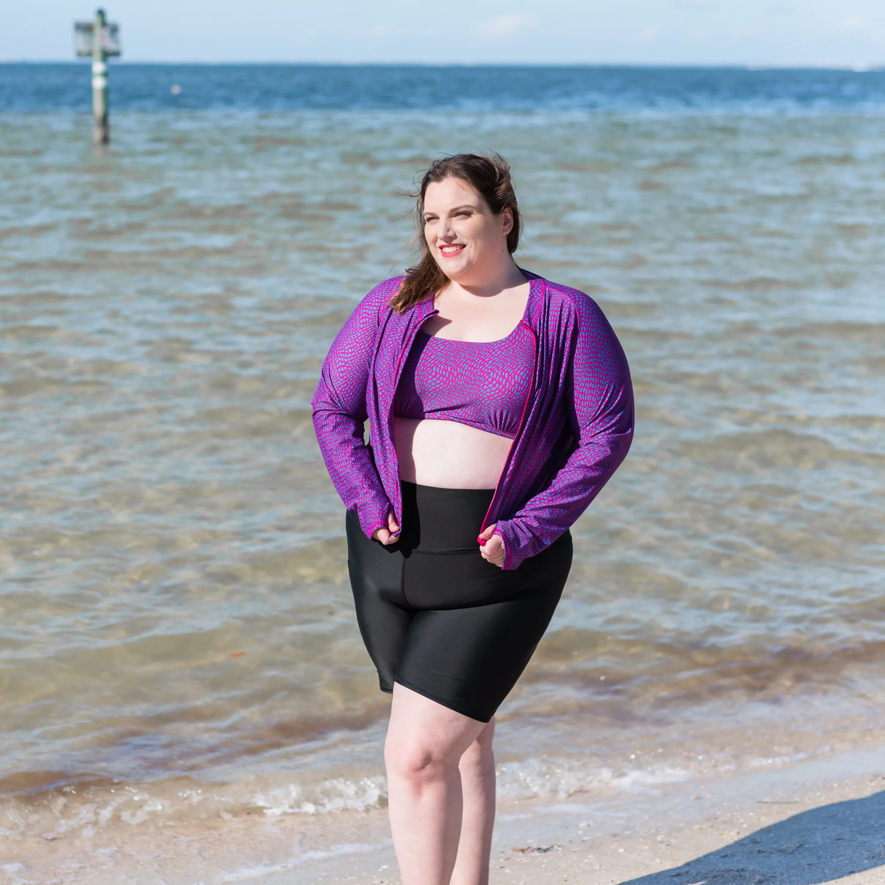 Women's Scoop Neck Bikini Top Plus Size | "In Disguise"